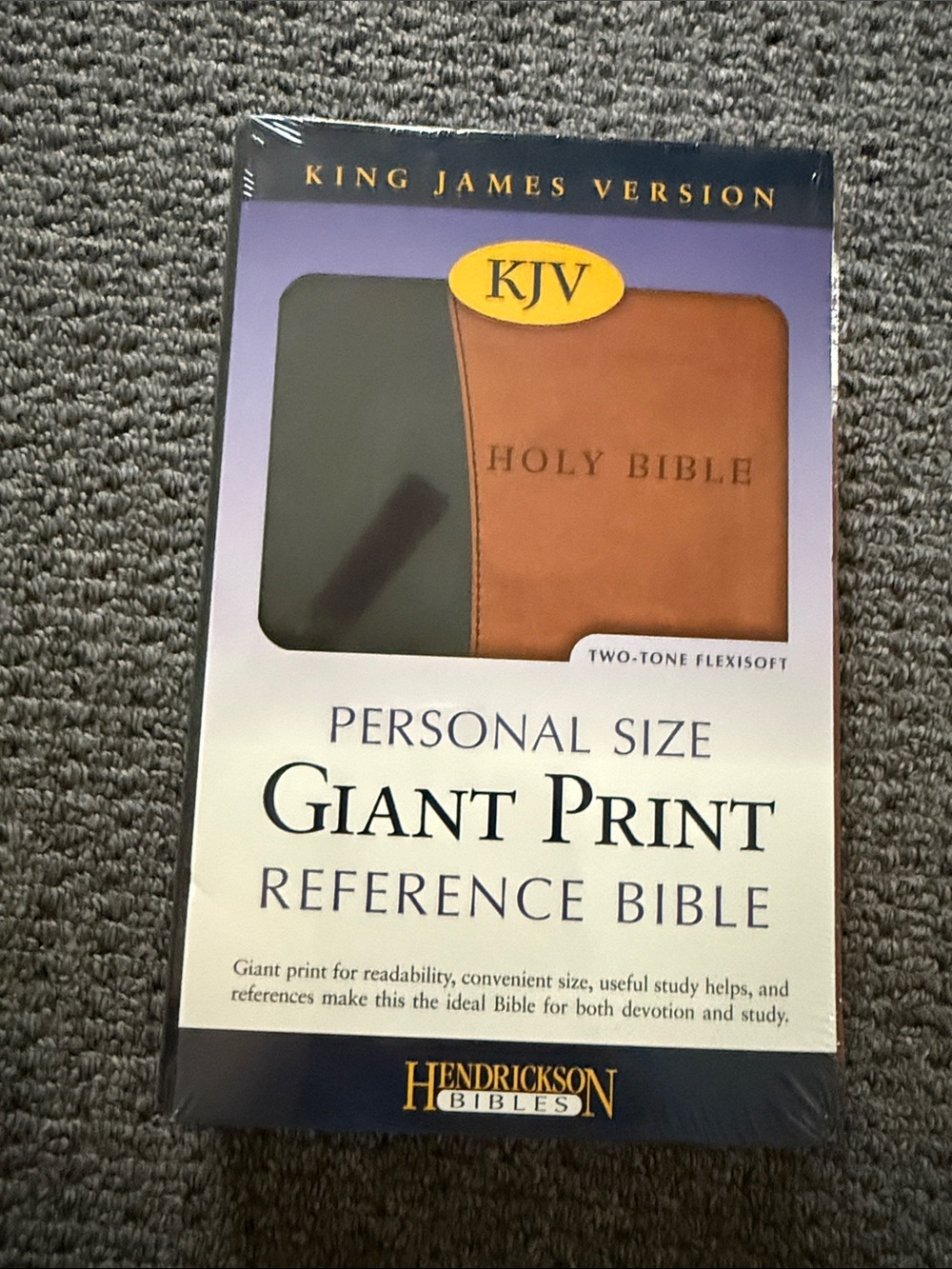 KJV Hendrickson Giant Print Reference Bible personal size luv